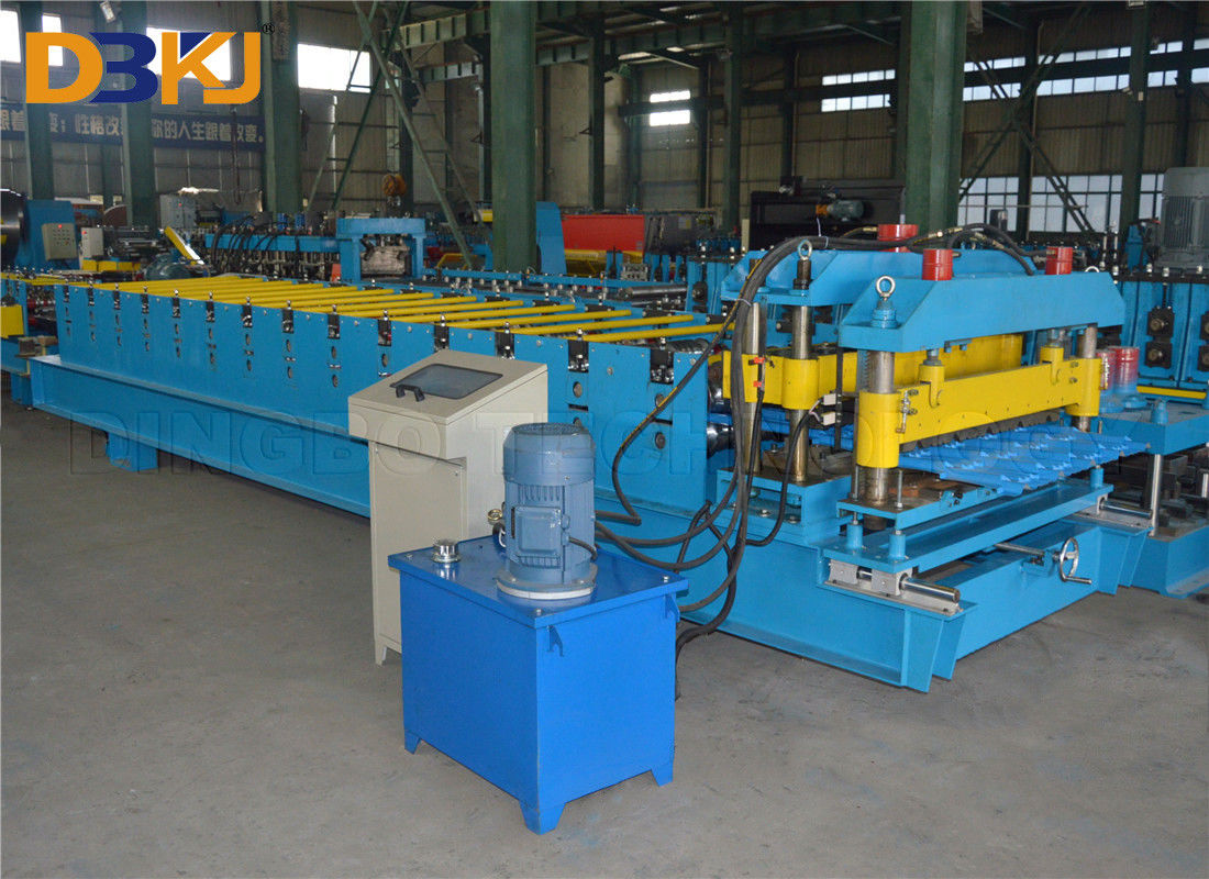 Self Lock Sheet Roof Roll Forming Machine , Roof Panel Roll Forming Machine