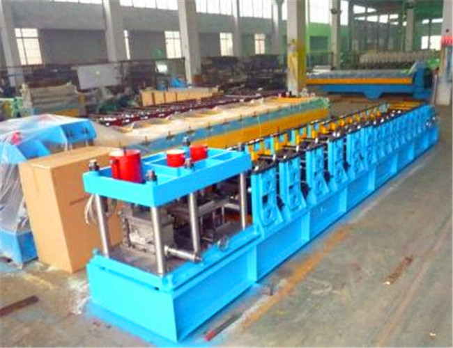 5.5mm PPGI Color Steel  Downspout Gutter Roll Forming Machine